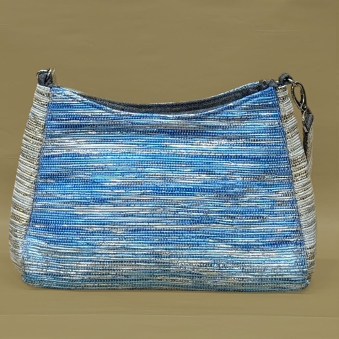 RECRAFTED - Blue Gold Baguette Bag RBTB0624-001 PS_W